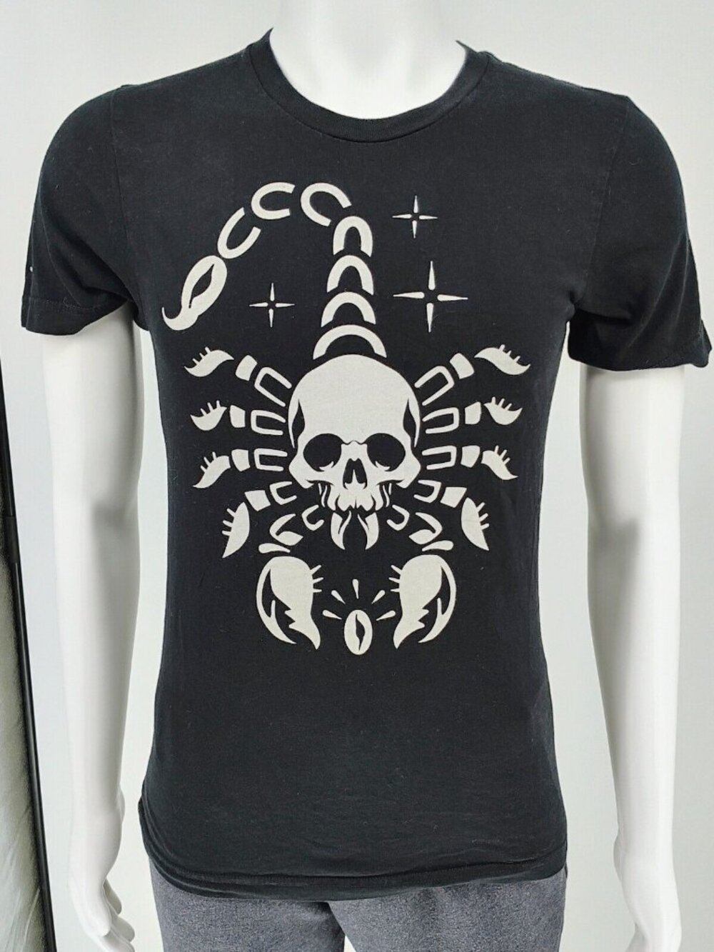 Death Wish Coffee Co Scorpio Scorpion Skull T-Shirt (Small)